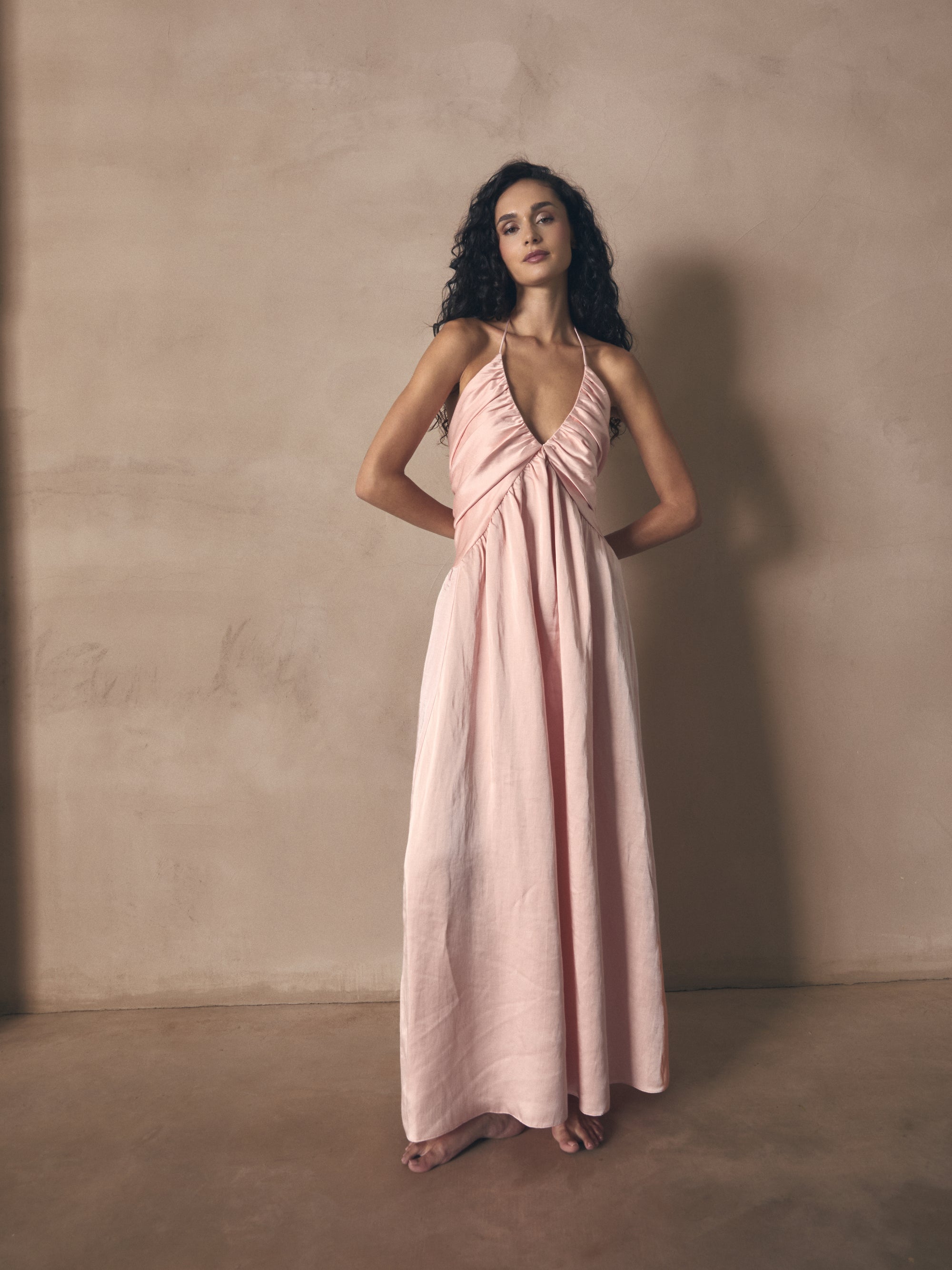 CAMISÓN CORTO DRAPEADO