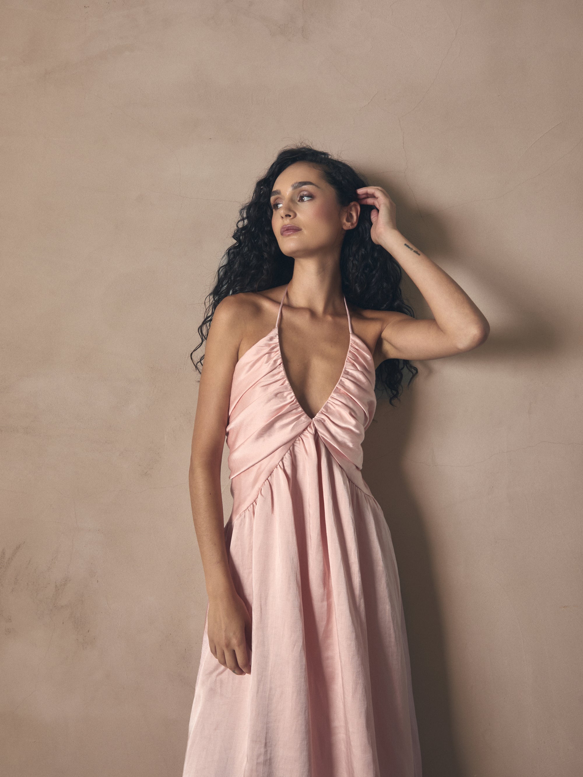 CAMISÓN CORTO DRAPEADO