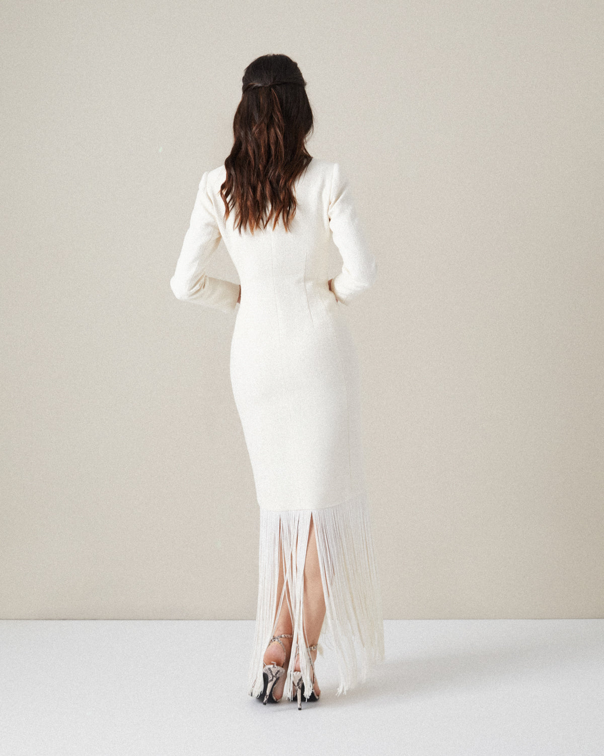 VESTIDO BOTONES JOYA FLECOS