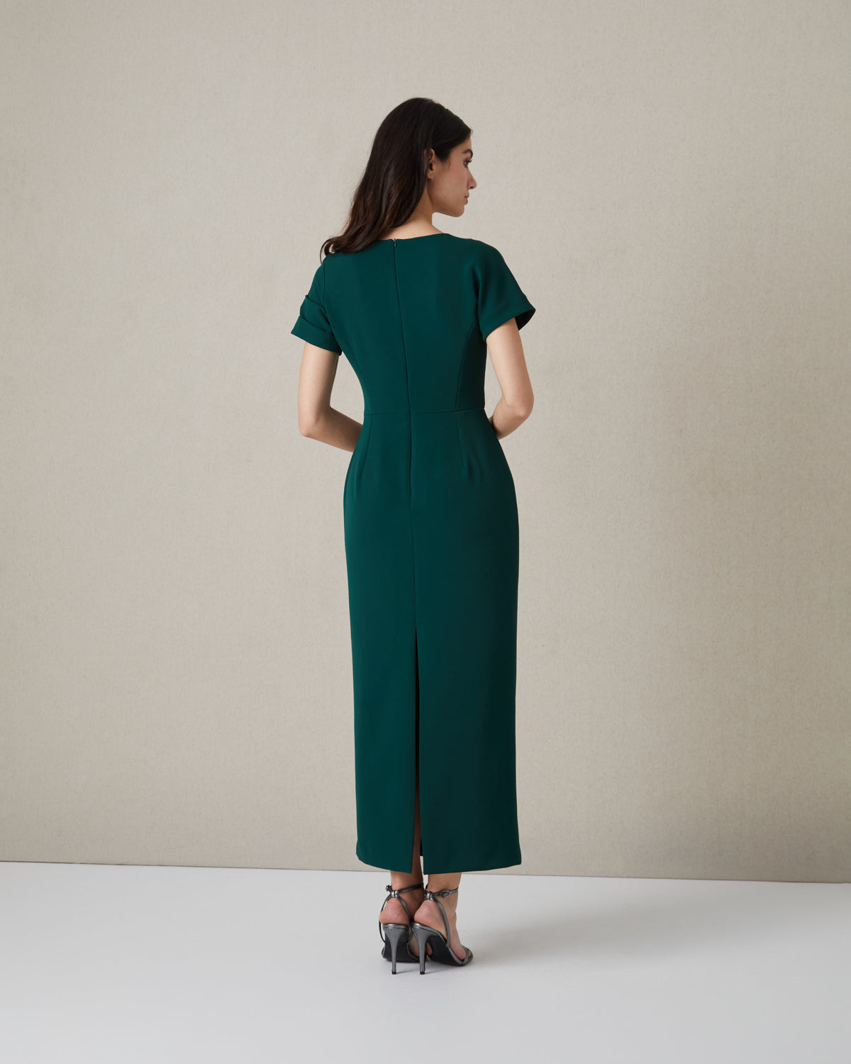 VESTIDO FRUNCE CUELLO