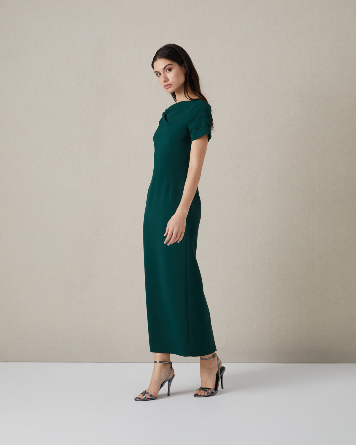 VESTIDO FRUNCE CUELLO