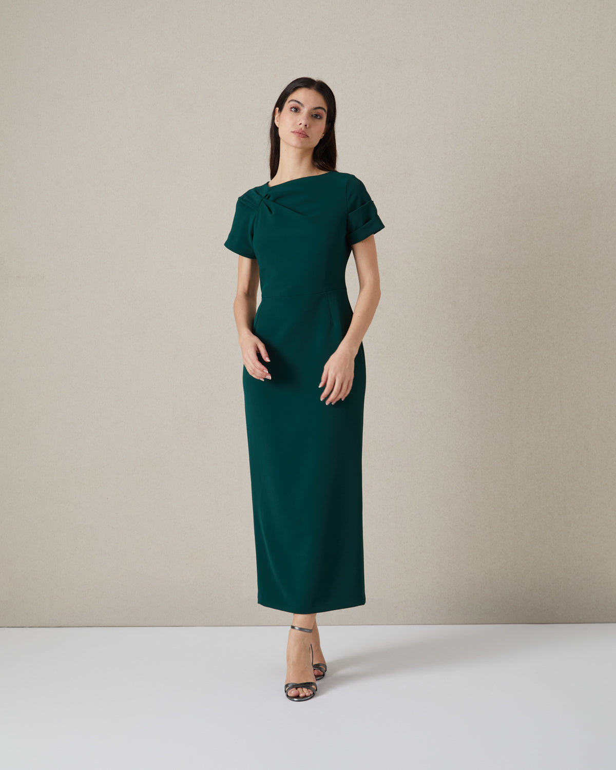 VESTIDO FRUNCE CUELLO